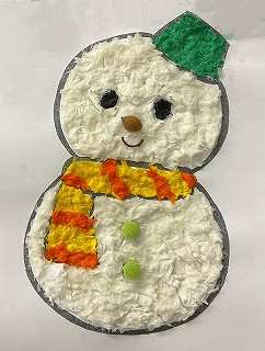 小学部４年　岸本太陽　雪だるま