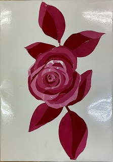 高等部１HR　久米　清花　バラ　