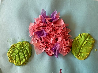 高等部２年　矢田　和歌葉　あじさい　